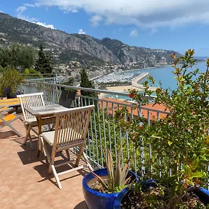 Appartement L'ensoleillee Vue Panoramique Mer, 250 M De La Plage Et Du Centre, Menton